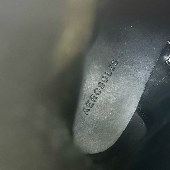 🤍”Aerosoles” Women’s Amie White Lace Up Ankle Boots w/Side Zipper& Chunky Sole🤍 - Picture 10 of 15